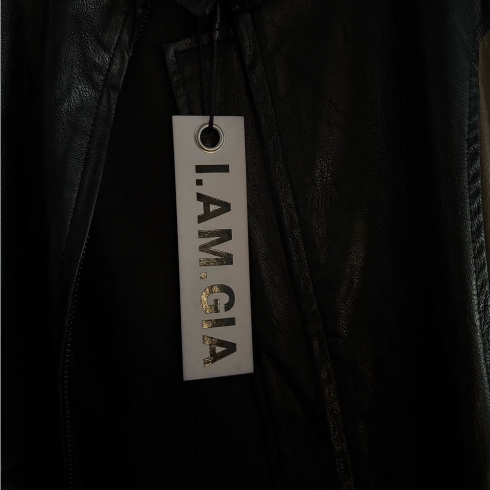 I.AM.GIA Black/Brown Racer Jacket - Picture 5 of 10